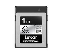 Lexar Professional CFexpress 4.0 Type B Silver Series 1TB | Hasta 3600MB/s lectura, 2600MB/s escritura, Para vídeo 8K Raw/DSLR, Retrocompatible con cámara XQD