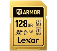 Lexar Professional Gold Armor Tarjeta SD UHS-II V60 R280/W210 MB/s IP68 - 128GB