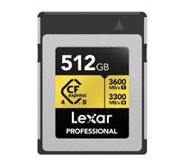 Lexar Professional GOLD CFexpress 4.0 Type B R3600/W3300 MB/s - 512GB