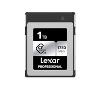 Lexar Professional Silver Series 1 TB Tarjeta CFexpress Tipo B, Tarjeta CFe Lectura de hasta 1750 MB/s, Adopta PCIe Gen3x2, Tarjeta de Memoria CF Compatible con DSLR, cámara XQD (LCXEXSL001T-RNENG)