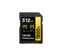 Lexar SDXC Profesional Tipo Oro - 1800x 270MB/s V60 II 512 GB