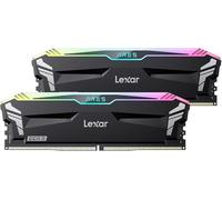 Lexar RGB DDR5 RAM 32 GB Kit (2x16GB) 6400 MHz CL32, 288-Pin UDIMM PC Memoria de computadora para juegos, Memoria DRAM de escritorio para XMP 3.0, AMD EXPO, CL32-38-38-76, 1.4V