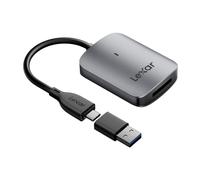 Lexar RW515 Lector de Tarjetas CFexpress Tipo A, Lector de Tarjeta CFe Tipo A de Hasta 900 MB/s, USB 3.2 Gen 2, Lector de Tarjetas CF incluye cable USB-C/adaptador USB-C a USB-A (LRW515U-RNHNG)