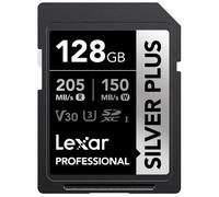 Tarjeta de memoria profesional SILVER PLUS SDXC UHS-I Clase 3 de 128 GB - LEXAR