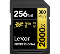 Lexar SDXC 256 GB Pro Gold Series UHS-II 2000x V90