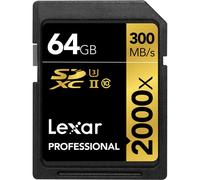 Lexar SDXC Profesional 64GB UHS-II 2000x
