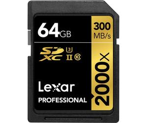 Lexar SDXC Profesional 64GB UHS-II 2000x