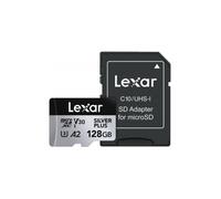 Lexar Silver Plus 128GB C10 - Tarjeta MicroSDXC + Adaptador