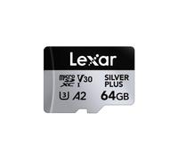 Memoria MicroSD Lexar Professional SILVER PLUS 64GB UHS-I V30 205MB/s