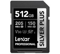 Lexar Silver Plus - Tarjeta de memoria SDXC de 512 GB