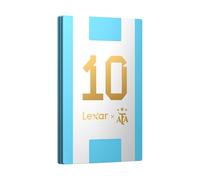 Lexar SL500 SSD portátil de 2TB edición AFA, Marca compartida del Campeonato Mundial de Argentina, hasta 2000 MB/s de Lectura y 1800 MB/s de Escritura, USB 3.2 Gen 2x2, Metal Delgado y Duradero