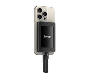 Lexar SL500M 2TB SSD Externo con Juego Magnético, SSD Portátil USB3.2 Gen2x2, Lectura de hasta 2000 MB/s, Unidad de Estado Sólido Externa Delgada Compatible con iPhone15 Series/Mac/PS5/XBOX/Laptop/PC