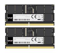 Lexar SODIMM 32gb Kit (2x16GB) DDR5 RAM 5600MHz, 262-Pin computadora portátil, DRAM Juegos de Alto Rendimiento Memoria computadora portátil/Mini-PC Intel NUC Todo en uno, 1.1V, CL46-45-45-90