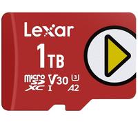 Lexar Tarjeta de memoria microSDXC de 1 TB Play, UHS-I, C10, U3, V30, A2, Full-HD, hasta 205/140 MB/s de lectura y escritura, para Nintendo-Switch, Steam Deck, ASUS ROG Ally, dispositivos de juegos,