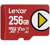 Lexar Tarjeta de Memoria microSDXC de 256 GB, UHS-I, C10, U3, V30, A2, Full HD y Video 4K, hasta 205/140 MB/s, Almacenamiento ampliado para Nintendo Switch, Dispositivos de Juegos, teléfonos