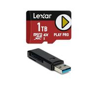 Lexar Tarjeta de memoria Play PRO Express de 1 TB con lector de tarjetas de memoria USB 3.0 2 en 1 (2 artículos)