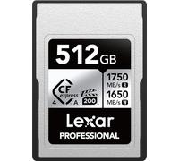 Lexar Tarjeta de Memoria Profesional CFexpress Tipo A 4.0 de 512 GB, para fotógrafos, videógrafos, hasta un máximo de 1750/1650 MB/s, Video 8K (LCAEXS4512G-RNENU)