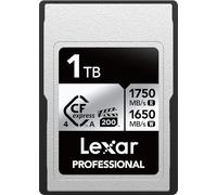 Lexar Tarjeta de Memoria Profesional CFexpress Tipo A Silver 4.0 de 1 TB, para fotógrafos, videógrafos, hasta máx. 1750/1650 MB/s, Video 8K (LCAEXS4001T-RNENU)