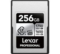 Lexar Tarjeta de Memoria Profesional CFexpress Tipo A Silver 4.0 de 256 GB, para fotógrafos, videógrafos, hasta máx. 1750/1650 MB/s, Video 8K (LCAEXS4256G-RNENU)