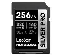 Lexar Tarjeta de Memoria Profesional Silver Plus SDXC UHS-I de 256 GB