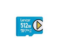 Lexar Tarjeta Micro SD de 512GB, Tarjeta microSDXC UHS-I, Lectura de hasta 160MB/s, Clase 10, U3, V30, A2, Video 4K, para Switch, Dispositivos de Juegos portátiles, Smartphones
