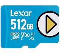 Lexar Tarjeta Micro SD Play Blue de 512 GB, lectura de 160 MB/s, 4K, V30 | Compatible con Nintendo Switch 1, dispositivos de juego, Steam Deck, ASUS ROG Ally, teléfonos Android, tabletas