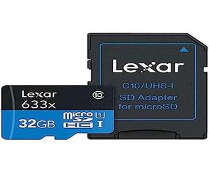 Lexar Tarjeta microSDHC de 32 GB UHS-I de Alto Rendimiento 633x U1 100 MB/s