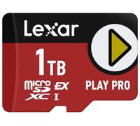 Lexar Tarjeta Play PRO microSDXC Express de 1 TB, UHS-I, C10, U3, V30, A2, Full-HD, video 4K, hasta 900 MB/s de lectura, para Nintendo Switch 2, ASUS ROG Ally, Steam Deck, dispositivos de juegos