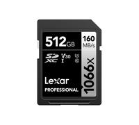 LEXAR Tarjeta SD Pro 1066X 512Go 160Mo/s