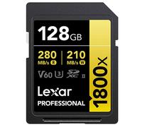 LEXAR Tarjeta SDXC 128 Go 1800X Pro 270 Mo/s Clase 10 UHS-II U3