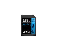 Lexar tarjeta sdxc 800x pro serie azul 256go uhs-1 v30 - lectura 150