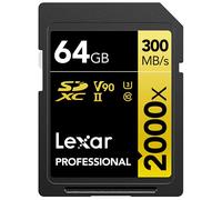 Lexar SDXC 64 GB Pro Gold Series UHS-II 2000x V90