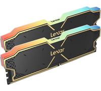 LEXAR THOR DDR5 6000 CL38 1.3V MEMORY WITH HEATSINK, DUAL PACK (2 x 16 GB), BLACK COLOR