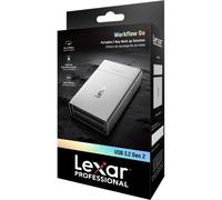 Lexar Workflow Go Dock - Estación Acoplamiento 2 Bahías + Batería 5000mAh