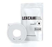 Lexcam Parches adhesivos precortados para Dexcom G7, Stelo - Pack de 20 - Impermeables y transparentes para monitoreo continuo de glucosa, sensor no incluido