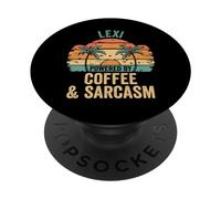 Lexi Vibes Only Cute Retro Girls Lexi Name PopSockets PopGrip Adhesivo