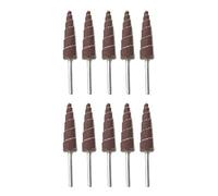 LEXIANG 10 Uds., Impulsor de paño de fregado de Grano, Papel de Lija, Cabezal de Lija, Rueda de Pulido, Cabezal de Amoladora, Taladro, Accesorios de Herramientas rotativas