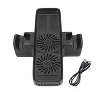 LEXIANG Enfriador de Ventilador de Soporte Inferior de estación de Base de enfriamiento 3 en 1 Consola Delgada X Box 360