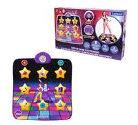 LEXIBOOK, Alfombra electrónica para Pista de Baile, Teclas iluminadas, Altavoz Incorporado, Morado/Amarillo, DM10LXB