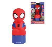 LEXIBOOK, Altavoz Bluetooth con luz Nocturna Spiderman, Azul, NS02SPLXB