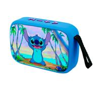 LEXIBOOK Altavoz Bluetooth Portátil Disney Stitch BT018D, Conectividad Inalámbrica, Diseño Moderno con Goma y Tela, Controles en Parte Superior, +3 Años