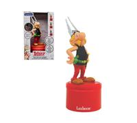 LEXIBOOK, Asterix, Altavoz Bluetooth con Luz Nocturna, Suave Brillo LED, Luz Cambiante de Color, Recargable, Temporizador de Apagado Automático, NS02AX2LXB