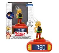 Lexibook Reloj despertador Astérix RL800AX2 – luz nocturna, pantalla LCD, sonidos y snooze