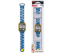LEXIBOOK, Astérix y Obélix, Ideafix Reloj Digital, Formato de 12 o 24 Horas, Azul, DMW060AX
