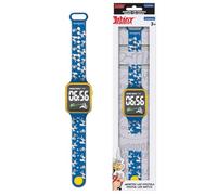 LEXIBOOK, Astérix y Obélix, Ideafix Reloj Digital, Formato de 12 o 24 Horas, Azul, DMW060AXLXB