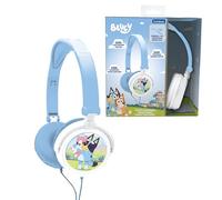 Lexibook, Auriculares estéreo con Cable Plegable con limitación de Volumen de Escucha Bluey, Azul, HP010BY