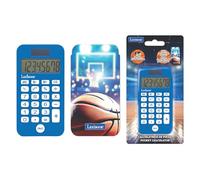 Lexibook, Calculadora de Bolsillo Basket con Tapa Protectora, Funciones Básicas y Avanzadas, Alimentada por Batería y Solar, C45BA