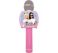 Lexibook Lexibook-MIC240BB Barbie, Micrófono Bluetooth con función de Cambio de Voz, Soporte para teléfono Incluido, Altavoz Incorporado, Rosa, Color, Talla única (MIC240BB)