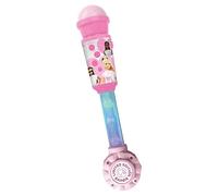 Lexibook Micrófono Barbie MIC90BB – Luz, melodías, altavoz integrado, Aux-in – Rosa