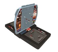 LEXIBOOK, Batalla Naval Parlante (checo, Polaco, húngaro, esloveno), Juego de Mesa electrónico 1 o 2 Jugadores, Interactivo, Efectos de luz y Sonido, Estrategia, Funciona con Pilas, GT2800i2